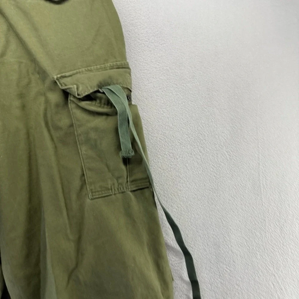 Vintage Military M65 Pants men's Large Regular OG 107 Sateen Cold Weather Green